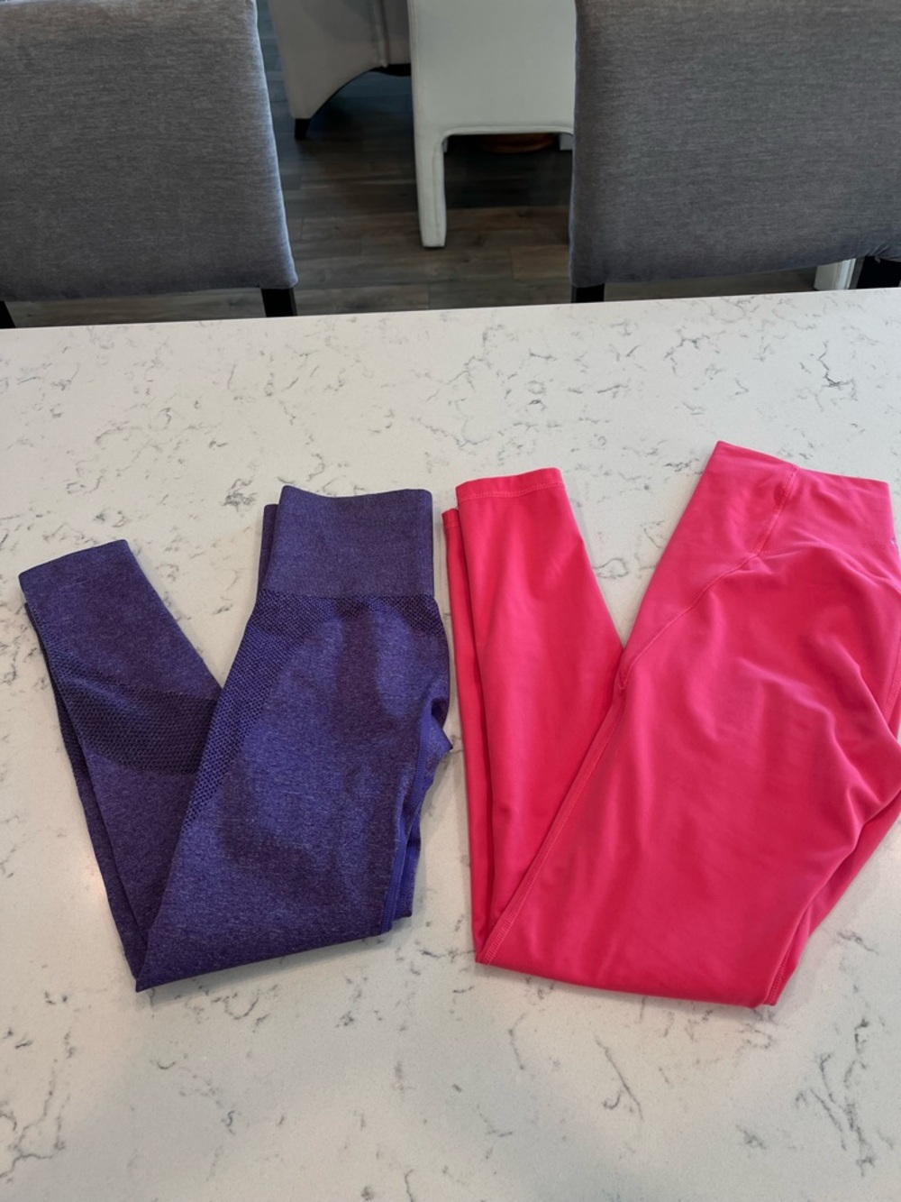 Ryderwear Purple and Hot Pink Women's Leggings Duo